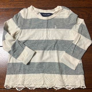 ラルフローレン(Ralph Lauren)のラルフローレン　ボーダー　レース　カットソー　95cm(Tシャツ/カットソー)