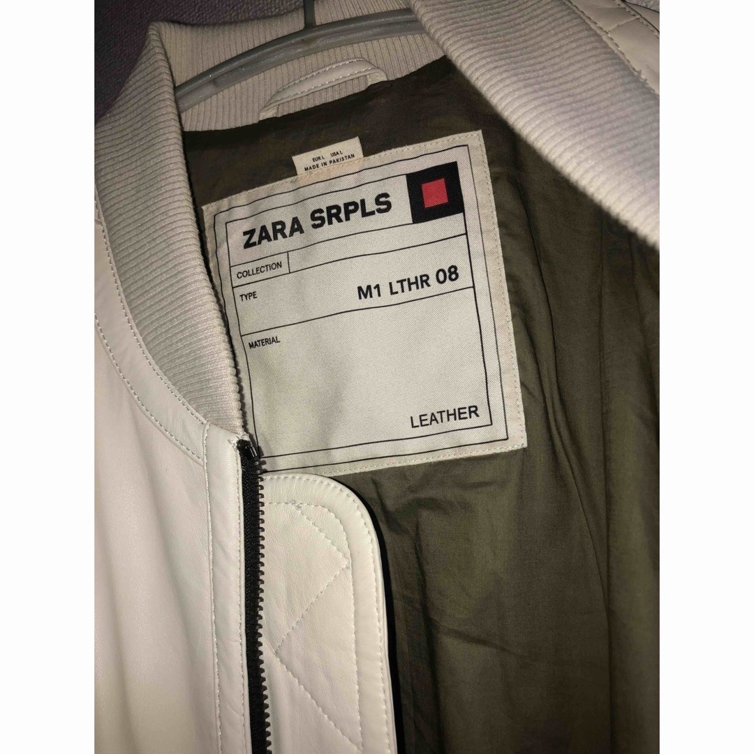 ZARA(ザラ)のZARA SRPLS M1 LTHR 08 レザー ボンバージャケット メンズのジャケット/アウター(レザージャケット)の商品写真