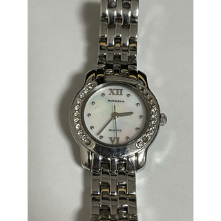ROMIA レディース クオーツ 腕時計  美品(腕時計)