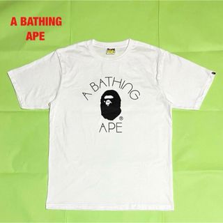 アベイシングエイプ(A BATHING APE)の【美品】A BATHING APE　アベイシングエイプ　ロゴTシャツ　大猿(Tシャツ/カットソー(半袖/袖なし))