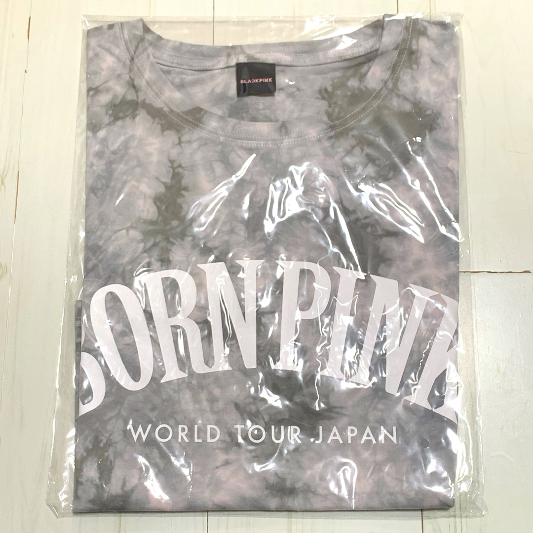 メンバー着用  BLACKPINK ロゴTシャツ TIE DYE Short レディースのトップス(Tシャツ(半袖/袖なし))の商品写真