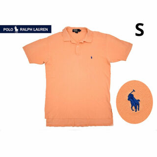 ポロラルフローレン(POLO RALPH LAUREN)のラルフローレン　オレンジ　Ｓサイズ　メンズ　半袖　ポロシャツ　ポロ　男性(ポロシャツ)