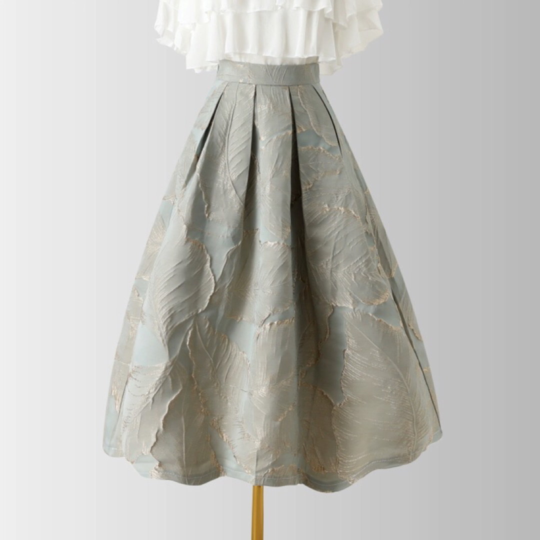 刺繍スカート レディースのスカート(ロングスカート)の商品写真