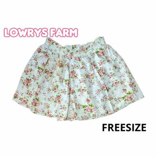 ローリーズファーム(LOWRYS FARM)の訳アリ　LOWRYS FARM　キュロット　ショートパンツ　スカート風　薔薇(キュロット)