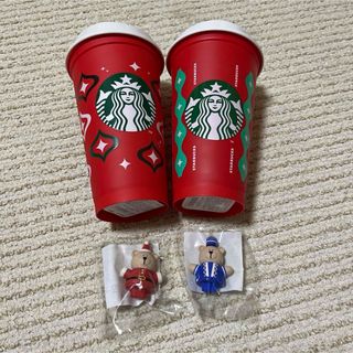 スターバックスコーヒー(Starbucks Coffee)のスターバックス　ベアリスタ　キャップ・リユーザブルカップ(食器)