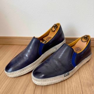 ベルルッティ(Berluti)の定価23.5万円 ベルルッティ プレイタイム スクリットレザースリッポン(スニーカー)