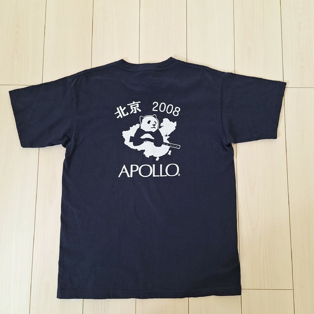 ◆美品◆北京◆パンダ◆APOLLO◆ネイビー×白◆Tシャツ◆L◆メンズ◆ メンズのトップス(Tシャツ/カットソー(半袖/袖なし))の商品写真