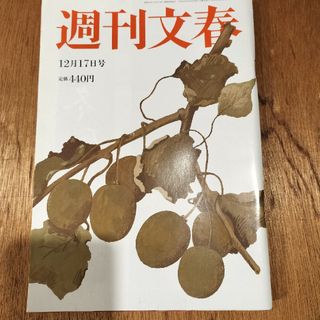 週刊文春 2020年 12/17号 [雑誌]　池田エライザ(ニュース/総合)