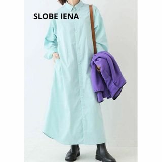 SLOBE IENA - 美品スローブイエナ SLOBE IENAブロードシャツワンピース　サイズフリー