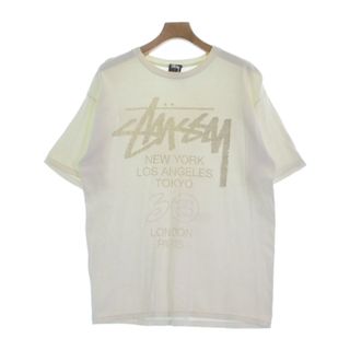 STUSSY ステューシー Tシャツ・カットソー L アイボリー 【古着】【中古】