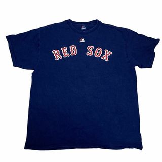 マジェスティック 半袖Tシャツ MLB REDSOX 8ヤストレムスキーc94