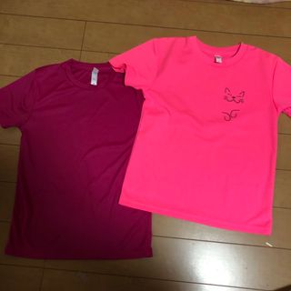 キッズ140 メッシュ半袖Tシャツ2枚セット！(Tシャツ/カットソー)