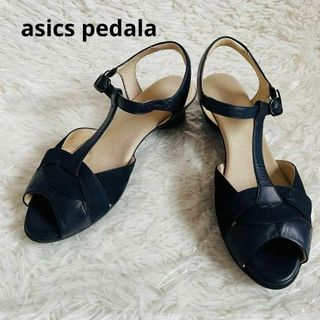 ペダラ(Pedala（asics）)のアシックスペダラasics pedalaサンダル 24.5cmEE 濃紺24.5(サンダル)