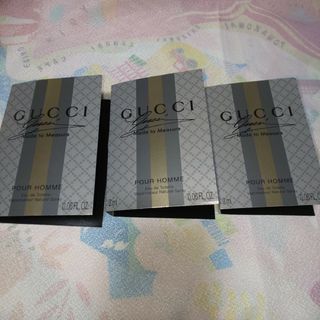 グッチ(Gucci)のGUCCIオードトワレ サンプル ３本(ユニセックス)