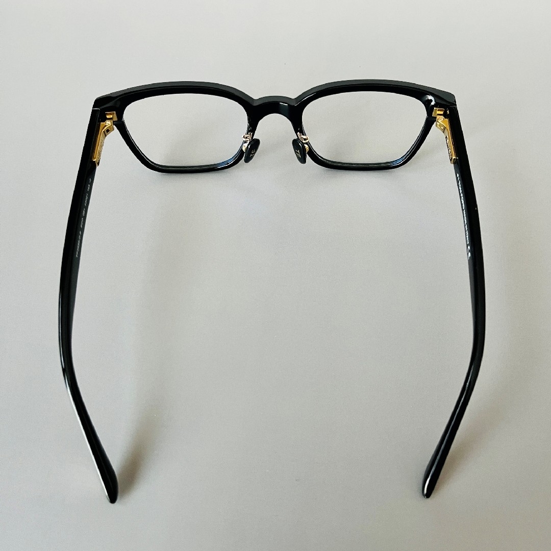 TOM FORD EYEWEAR(トムフォードアイウェア)のメガネ トムフォード ウェリントン ブラック ゴールド アジアンフィット 黒 メンズのファッション小物(サングラス/メガネ)の商品写真