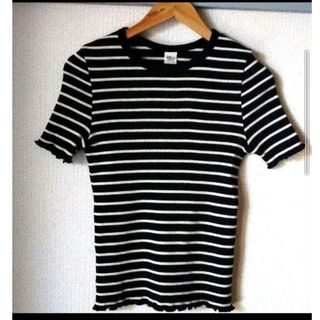 ロンハーマン(Ron Herman)の新品未着用:【Ron Herman】 2022 Striped Rib Tee(Tシャツ(半袖/袖なし))