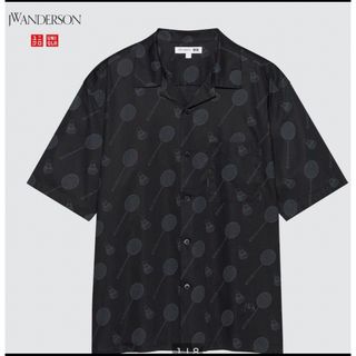 ユニクロ(UNIQLO)のsizeＭ☆UNIQLO and JW ANDERSON プリントシャツ（半袖）(Tシャツ/カットソー(半袖/袖なし))