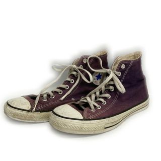 コンバース(CONVERSE)の★CONVERSE コンバース 90s USA製コンバースオールスターハイ パープル スニーカー size9 27.5cm(スニーカー)