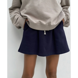 sudo mini sw skirt「a-line」ネイビー(ミニスカート)