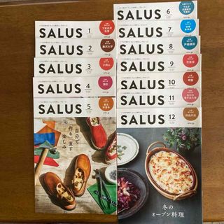 SALUS 2023年６月号から2024５月号 計12冊！ 未使用(アート/エンタメ/ホビー)