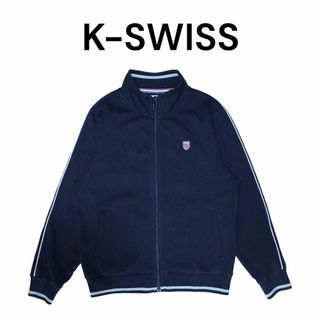 K-SWISS - K-SWISS　ワンポイントロゴ刺繍　スウェットトラックジャケット　ケースイス