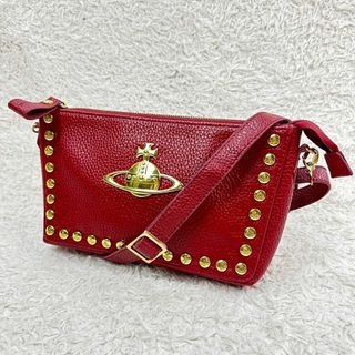 ヴィヴィアンウエストウッド(Vivienne Westwood)の【激レア】ヴィヴィアンウエストウッド ショルダーバッグ オーブ スタッズ(ショルダーバッグ)