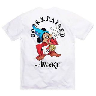 ワコマリア(WACKO MARIA)の日本未発売 BORN X RAISED Awake NYC コラボTee 白(Tシャツ/カットソー(半袖/袖なし))