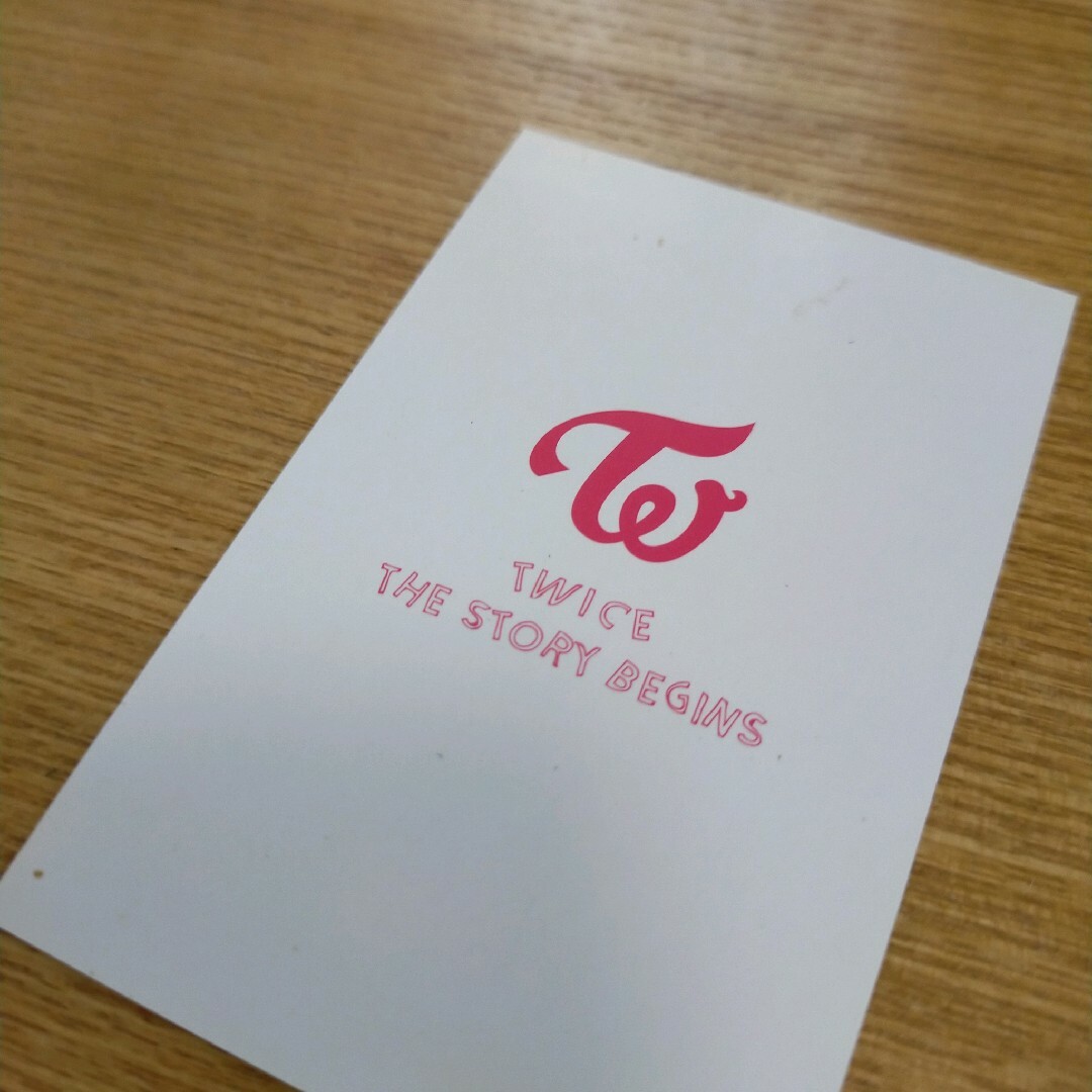 TWICE the story begins ユニット トレカ エンタメ/ホビーのタレントグッズ(アイドルグッズ)の商品写真