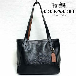 コーチ(COACH)のCOACH Horse And Carriage Tote Bag Black(トートバッグ)