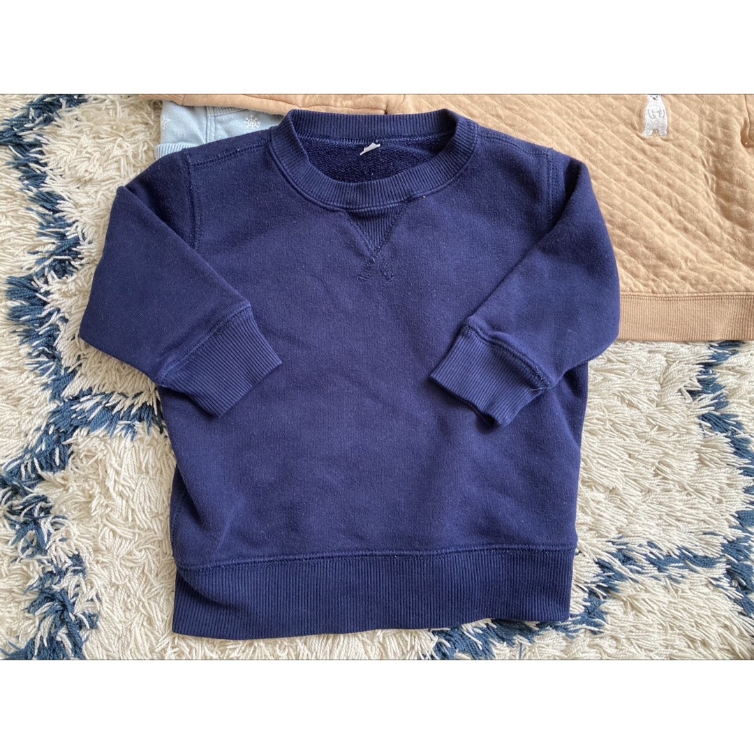 UNIQLO(ユニクロ)の80cm　スウェット4枚セット　男の子 キッズ/ベビー/マタニティのベビー服(~85cm)(トレーナー)の商品写真