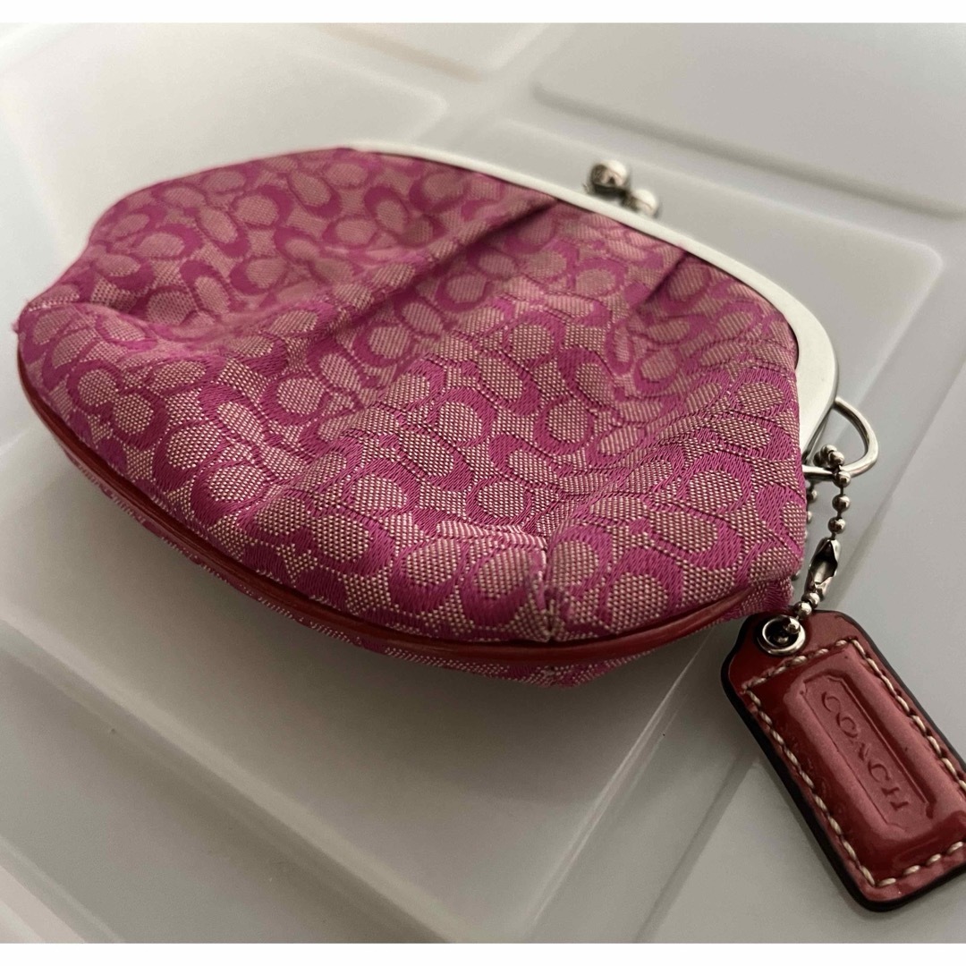 COACH(コーチ)のCOACH がま口 財布 ピンク レディースのファッション小物(財布)の商品写真