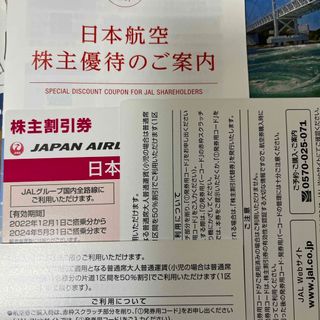 ジャル(ニホンコウクウ)(JAL(日本航空))のJAL株主優待券(鉄道乗車券)