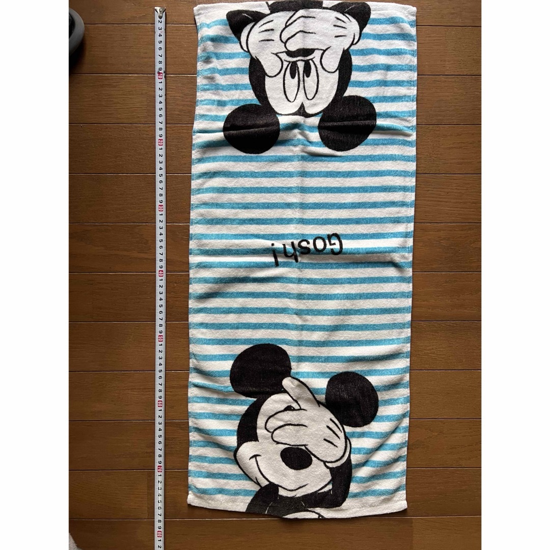 Disney(ディズニー)のミッキーマウスタオルセット キッズ/ベビー/マタニティの寝具/家具(タオルケット)の商品写真