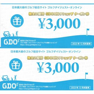 GDO株主優待券　６千円分(ショッピング)