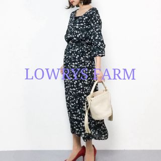 LOWRYS FARM ローリーズファーム　ロングカーディガン　ロングワンピース