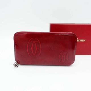 Cartier カルティエ ハッピーバースデー 長財布 マストライン パテント