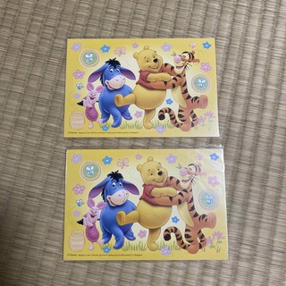 Disney - 未使用　くまのプーさん　ポストカード　2枚