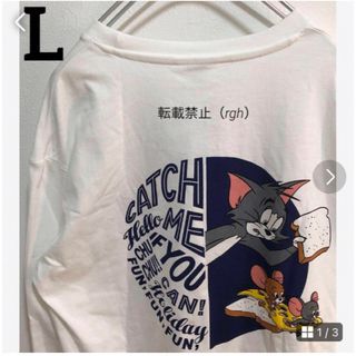 トムとジェリー　長袖Tシャツ(Tシャツ/カットソー(七分/長袖))