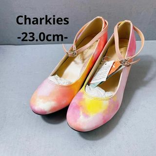 Charkies チャーキーズ　アンクルストラップ　ラウンドトゥ　23.0cm(ハイヒール/パンプス)