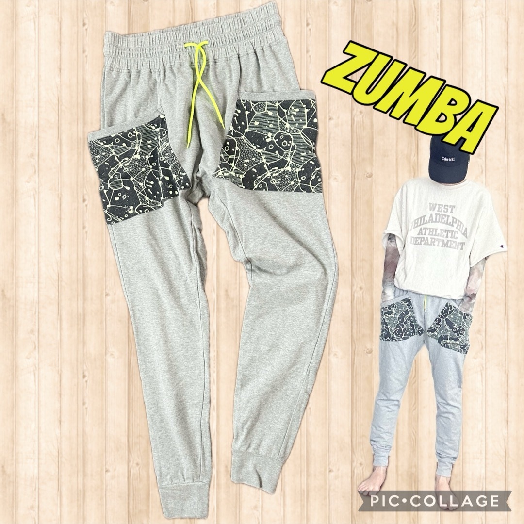 Zumba(ズンバ)のZUMBA ズンバ ダンスパンツ スウェットパンツ グレーM レディースのパンツ(カジュアルパンツ)の商品写真