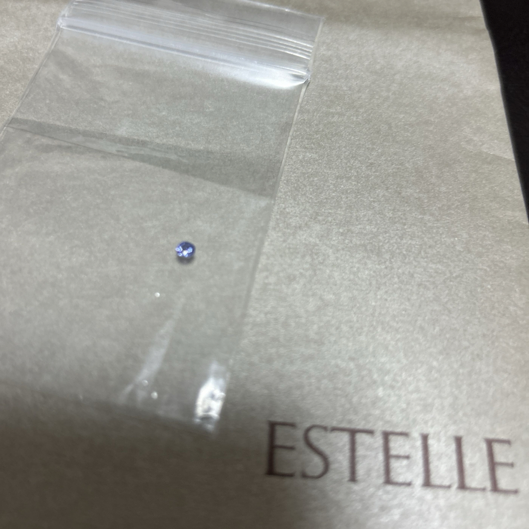 ESTELLE（As-me ESTELLE）(エステール)の誕生石ルース　薄紫色3mm ハンドメイドのアクセサリー(チャーム)の商品写真