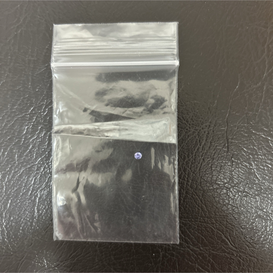 ESTELLE（As-me ESTELLE）(エステール)の誕生石ルース　薄紫色3mm ハンドメイドのアクセサリー(チャーム)の商品写真