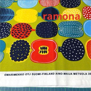 marimekko - 廃番カラー マリメッコ 生地 コンポッティ グリーン