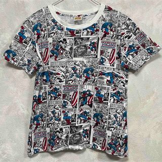 ジーユー(GU)のGU ジーユー MARVEL COMICS マーベル コミック コラボ Tシャツ(Tシャツ(半袖/袖なし))