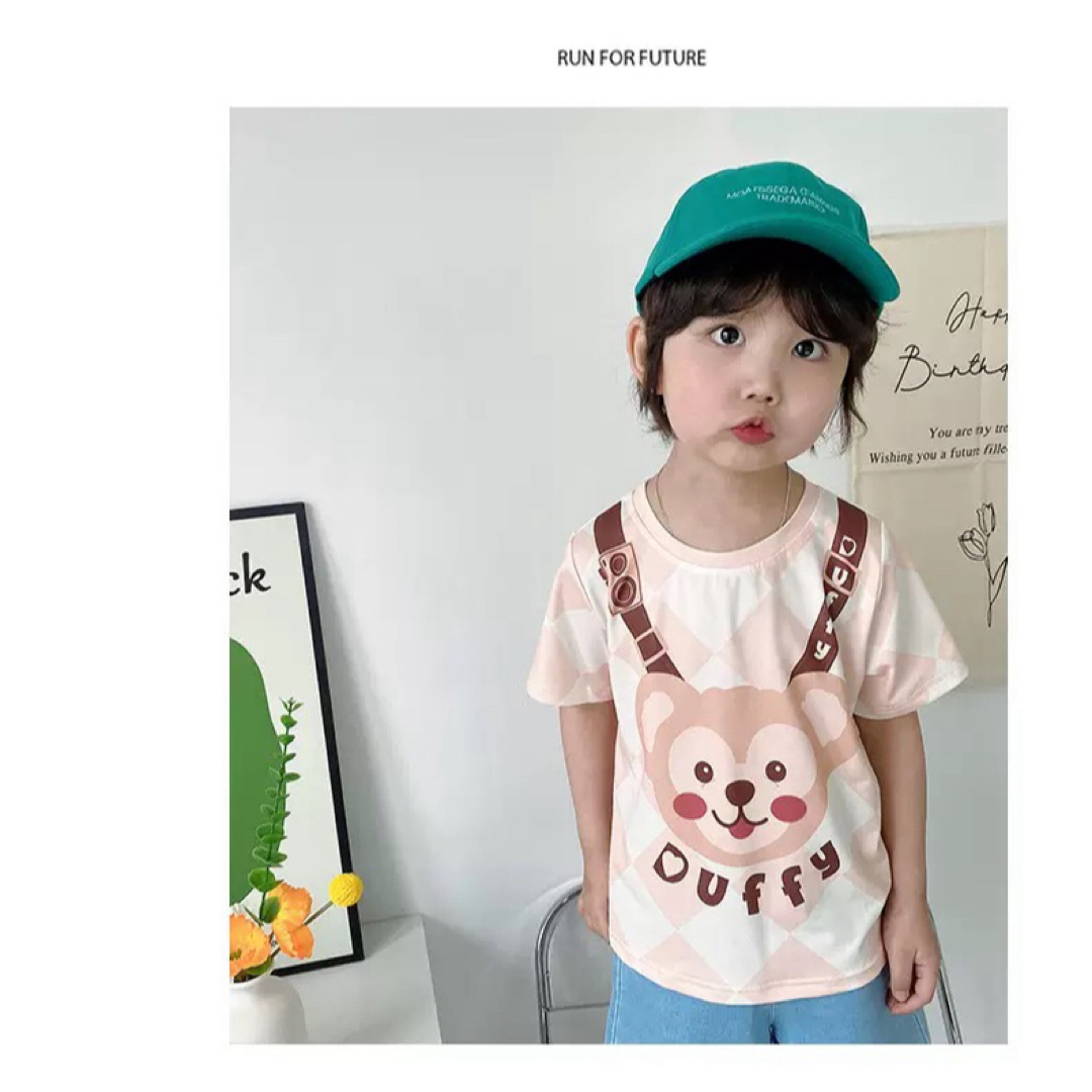 子供　ダッフィーブ半袖 キッズ/ベビー/マタニティのキッズ服男の子用(90cm~)(Tシャツ/カットソー)の商品写真