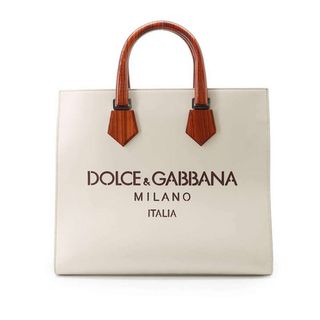 ドルチェアンドガッバーナ(DOLCE&GABBANA)のドルチェ＆ガッバーナ トートバッグ ロゴ ショッピング レザー ウッド DOLCE&GABBANA 2wayショルダー(トートバッグ)