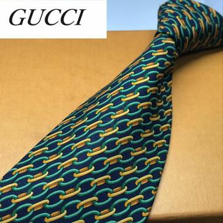 グッチ(Gucci)の★GUCCI グッチ★ ブランド ネクタイ シルク イタリア製 馬具 総柄(ネクタイ)