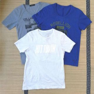 ジーユー(GU)のTシャツ　３枚セット 　メンズ(Tシャツ/カットソー(半袖/袖なし))