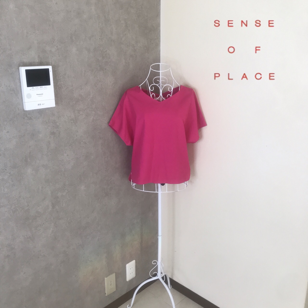 SENSE OF PLACE by URBAN RESEARCH(センスオブプレイスバイアーバンリサーチ)のセンスオブプレイス♡1度着用　ブラウス レディースのトップス(シャツ/ブラウス(半袖/袖なし))の商品写真