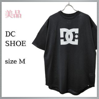 ディーシーシューズ(DC SHOES)の〈F008〉美品 ディーシーシューズ オーバーサイズ メッシュTシャツ 黒 M(Tシャツ/カットソー(半袖/袖なし))